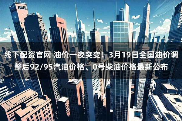 线下配资官网 油价一夜突变!3月19日全国油价调整后92/95汽油价格、0号柴油价格最新公布
